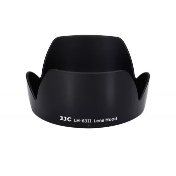 JJC zonnekap voor Canon EW-63II, bajonetaansluiting, bloemvorm, zwart