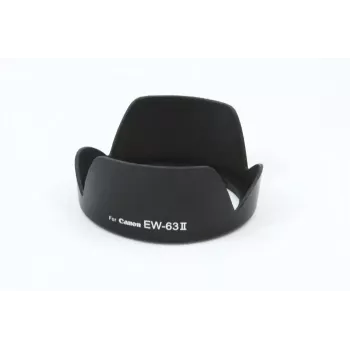 JJC zonnekap voor Canon EW-63II, bajonetaansluiting, bloemvorm, zwart