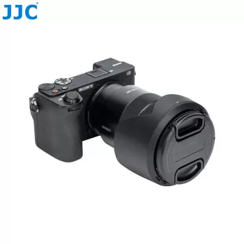 JJC bajonet-zonnekap voor Sony E PZ 18-105mm F4 G OSS (vervanging voor ALC-SH128)