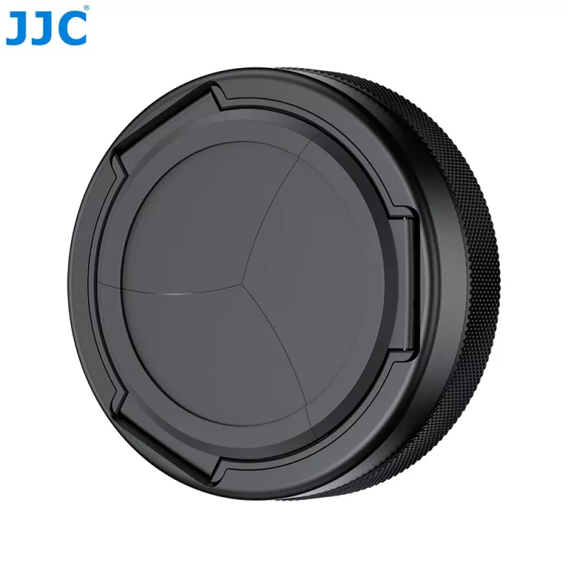 JJC ALC-V1 automatische objectiefdop voor Canon PowerShot V1 - zwart