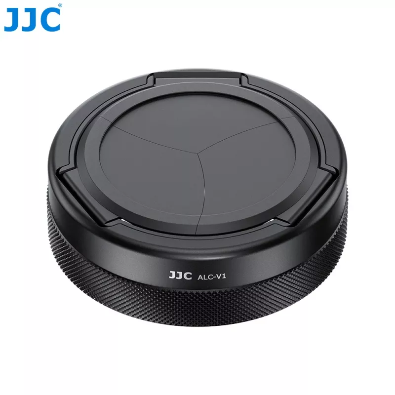 JJC ALC-V1 automatische objectiefdop voor Canon PowerShot V1 - zwart