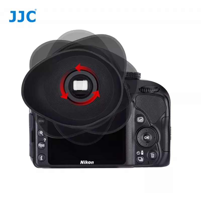 JJC oculairschelp voor Nikon DK-20 DK-21 DK-23 DK-24 DK-25 camera-oculair
