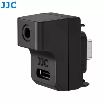 JJC audio-adapter voor Insta360 Ace Pro 2 naar 3,5-mm microfoon + oplader / AD-ACEP2