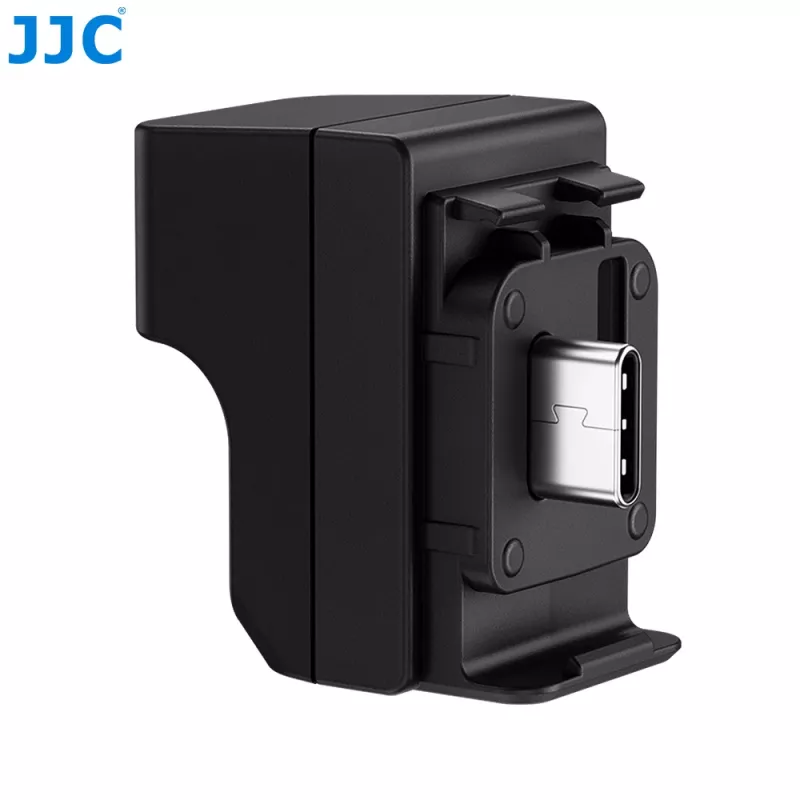 JJC audio-adapter voor Insta360 Ace Pro 2 naar 3,5-mm microfoon + oplader / AD-ACEP2