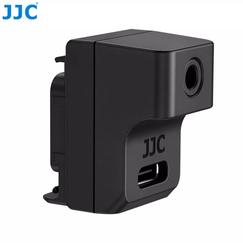 JJC audio-adapter voor Insta360 Ace Pro 2 naar 3,5-mm microfoon + oplader / AD-ACEP2