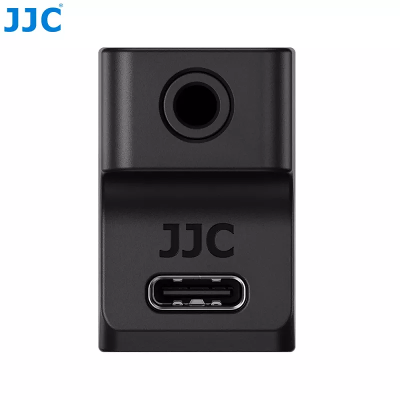 JJC audio-adapter voor Insta360 Ace Pro 2 naar 3,5-mm microfoon + oplader / AD-ACEP2