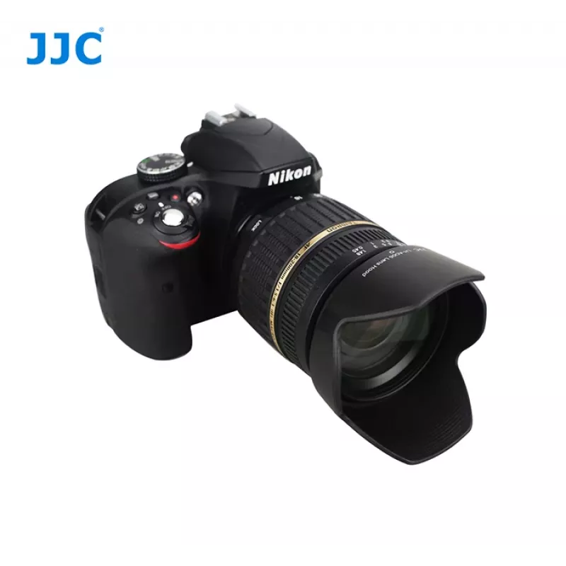 JJC zonnekap type Tamron AD06 (bloemvorm, bajonet, zwart)