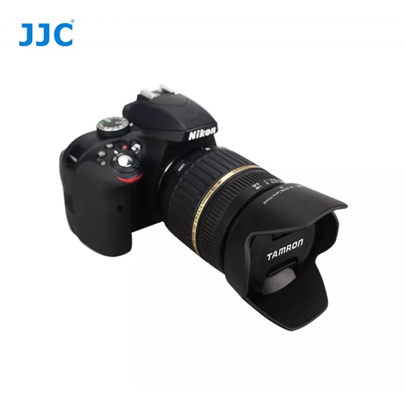 JJC zonnekap type Tamron AD06 (bloemvorm, bajonet, zwart)