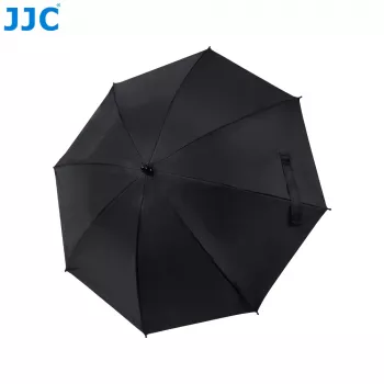 JJC camera-paraplu met super-clamp houder, 63 mm bekopening, 1/4 inch & 3/8 inch schroefdraad, zwart