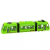 LEAN TOYS City Metro tram met deuren, licht en geluid, groen 1:16