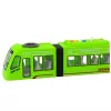 LEAN TOYS City Metro tram met deuren, licht en geluid, groen 1:16