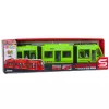 LEAN TOYS City Metro tram met deuren, licht en geluid, groen 1:16