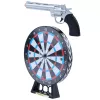 LEAN TOYS laser-revolver pistoolset met doelwitschietspel, lichten en geluiden