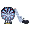 LEAN TOYS laser-revolver pistoolset met doelwitschietspel, lichten en geluiden