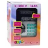 LEAN TOYS ATM-kluis spaarvarken met licht, geluid en pincode – zwart