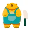 LEAN TOYS fruit snijset met plank en mes, educatief accessoire voor kinderen