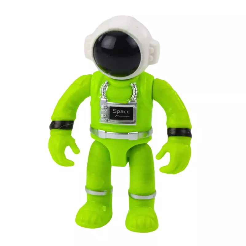 LEAN TOYS UFO-ruimteschip met astronautenfiguur, lichten en geluiden, groen