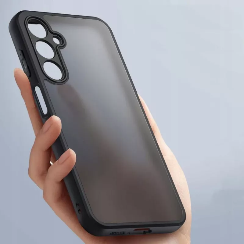 Tech-Protect Magmat Magnetic case voor Samsung Galaxy M35 5G – mat zwart (TPU/PC, MagSafe-compatibel)