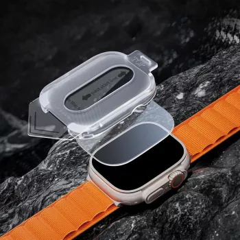 Tech-Protect Easy Set+ schermbescherming voor Apple Watch Ultra 1/2/3 (49 mm), 2-pack
