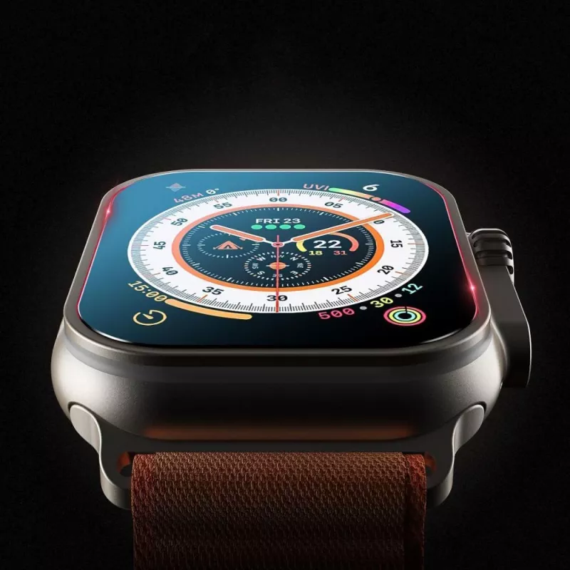 Tech-Protect Easy Set+ schermbescherming voor Apple Watch Ultra 1/2/3 (49 mm), 2-pack