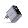 TECH-PROTECT PowerVision NC100W GaN 100W 3-poorts USB-C PD & USB-A QC3.0 wandlader - donkergrijs
