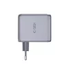 TECH-PROTECT PowerVision NC100W GaN 100W 3-poorts USB-C PD & USB-A QC3.0 wandlader - donkergrijs