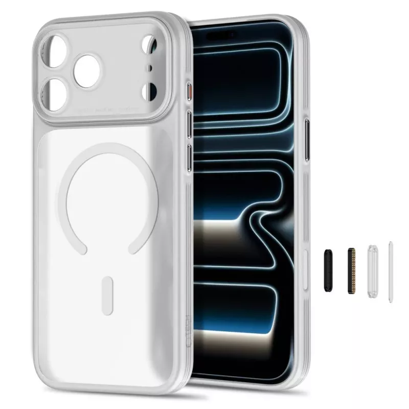 TECH-PROTECT MagPrime MagSafe-hoes voor iPhone 17 Pro Max / 18 Pro Max, matgrijs