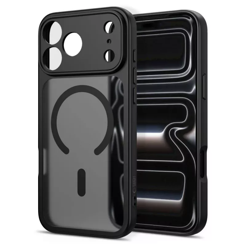 Tech-Protect BasicMag MagSafe-hoes voor iPhone 17 Pro Max / 18 Pro Max - mat zwart