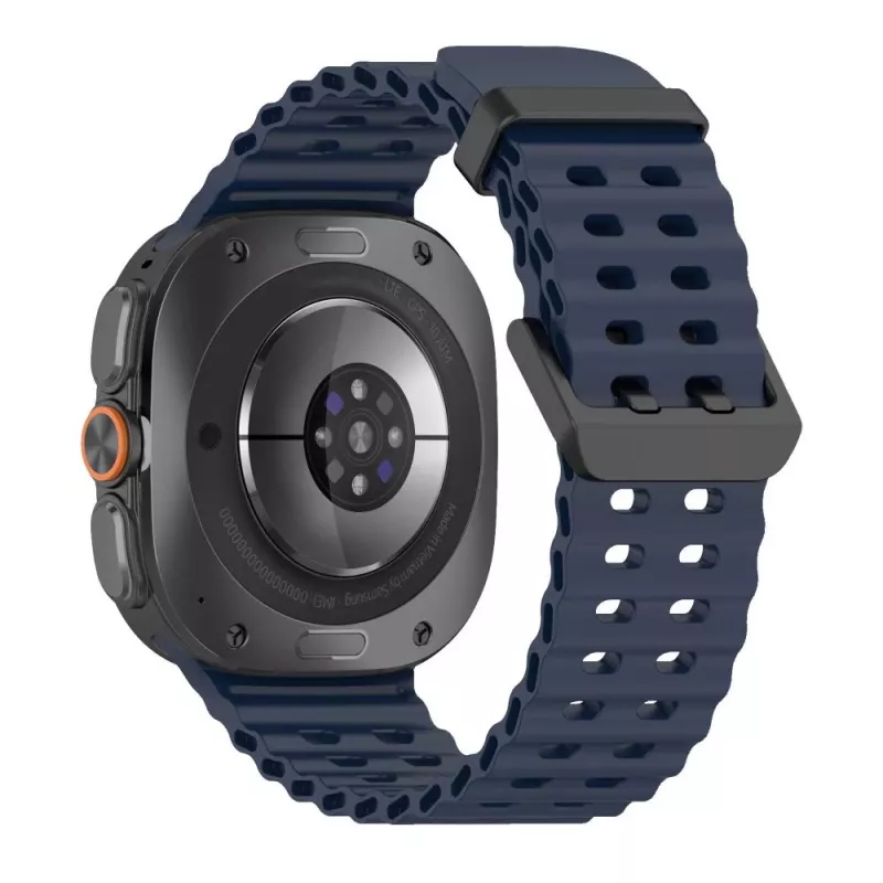 Tech-Protect Iconband Pro siliconen armband voor Samsung Galaxy Watch Ultra 1/2 47mm blauw
