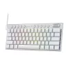 Redragon K632 HORUS Mini 60% RGB bedraad gaming-toetsenbord - wit