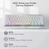 Redragon K632 HORUS Mini 60% RGB bedraad gaming-toetsenbord - wit
