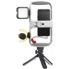 Godox VK1-UC vlogging-kit met USB-C-microfoon, LED-licht en statief voor smartphones