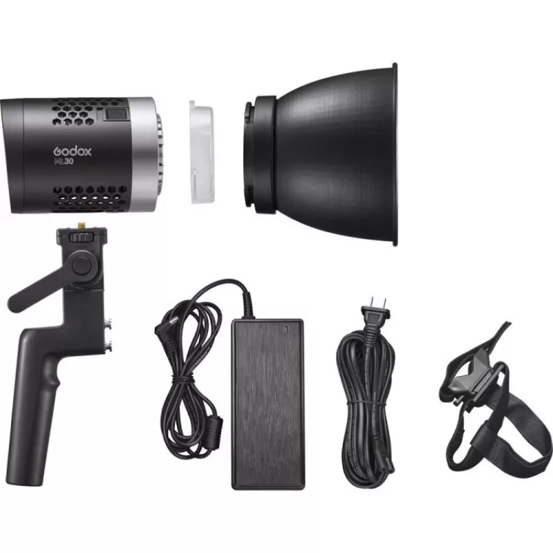 Godox ML30 30W COB LED monolight daglicht 5600K CRI 96+ TLCI 97+ met Bluetooth-app-bediening