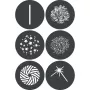 Godox GP GS3 gobo-set voor projectie-adapters (6 patronen, 66 mm)