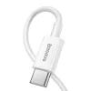 Baseus Superior Series USB-C naar Lightning kabel 0,25 m wit, 20W PD snelladen & datasync