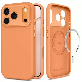 TECH-PROTECT UNIQ MagSafe CC hoesje voor iPhone 17 Pro Max / 18 Pro Max - Cosmic Orange