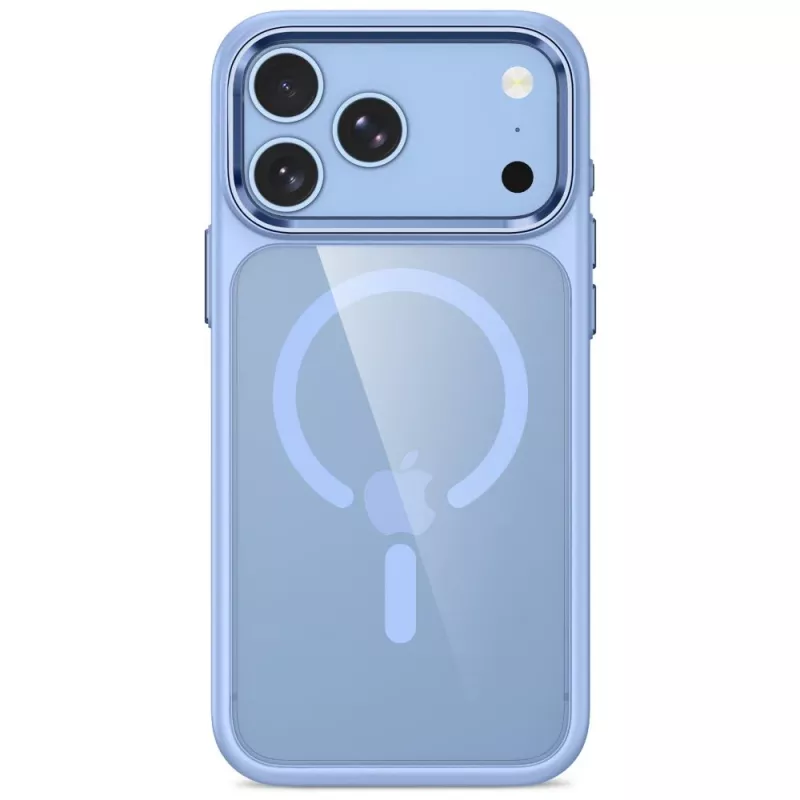 Tech-Protect Magmat MagSafe Clear Case voor iPhone 17 Pro Max / 18 Pro Max - lichtblauw/transparant