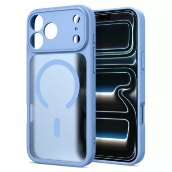 Tech-Protect BasicMag MagSafe hoesje voor iPhone 17 Pro Max / 18 Pro Max, mat lichtblauw