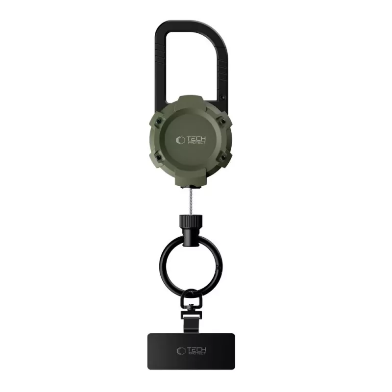 TECH-PROTECT ATH03 Urbanloop diefstalbeveiliging-houder voor Apple AirTag, legergroen