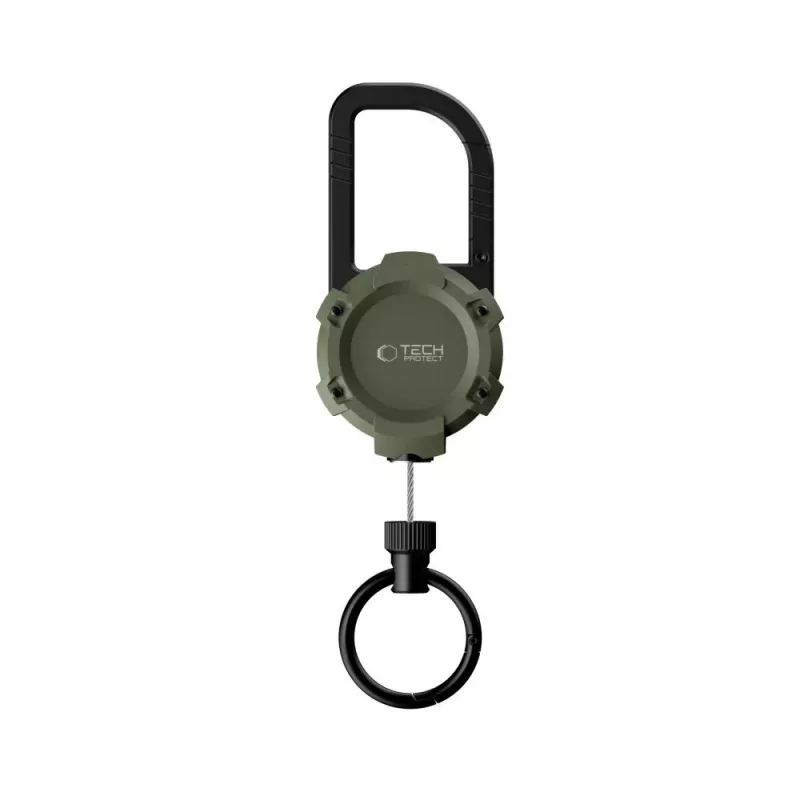 TECH-PROTECT ATH03 Urbanloop diefstalbeveiliging-houder voor Apple AirTag, legergroen