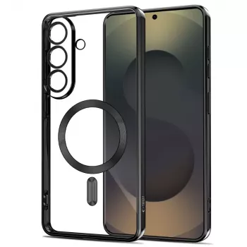 Tech-Protect MagFlex hoes voor Samsung Galaxy S26+ - transparant zwart