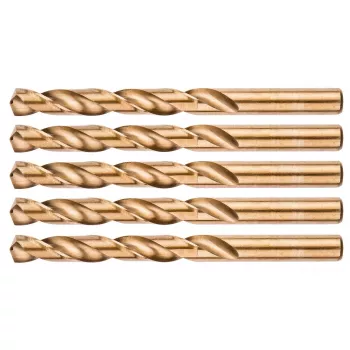 NEO TOOLS HSS-Co spiraalboor van cobalt voor metaal, 12,0 mm, 5-pack (DIN 338, 135° punthoek)