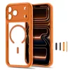 TECH-PROTECT MagPeak MagSafe Clear Case voor iPhone 17 Pro / 18 Pro - Cosmic Orange