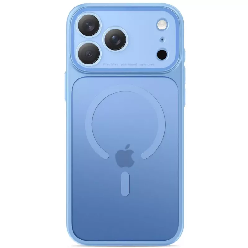 TECH-PROTECT MagPrime MagSafe Clear Case voor iPhone 17 Pro Max / 18 Pro Max - mat lichtblauw