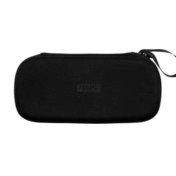 Retroid draagtas voor Retroid5 - zwarte EVA-hardcase beschermhoes met dubbele rits, microvezel binnenvoering, meshvak, elastische banden, polsbandje