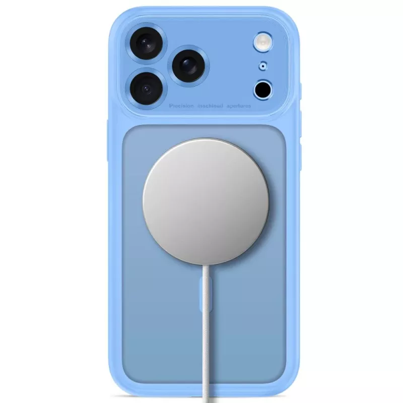 TECH-PROTECT MagPeak MagSafe-hoes voor Apple iPhone 17 Pro / 18 Pro, mat lichtblauw