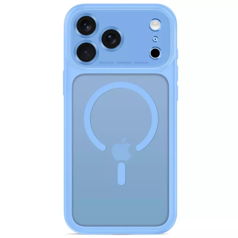 TECH-PROTECT MagPeak MagSafe-hoes voor iPhone 17 Pro Max / 18 Pro Max, mat lichtblauw