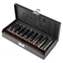 NEO TOOLS impact-doppen 1/2 inch aandrijving, E10-E24 buiten-Torx, set met 9, CrMo