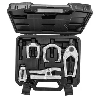 NEO TOOLS stuurkogel-trekker-set 5-delig, gesmeed stalen kogelgewricht-trekker-kit met kunststof koffer