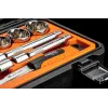 NEO TOOLS 1/2 inch dopsleutelset, 23-delig, chroom-vanadiumstaal, DIN 3124
